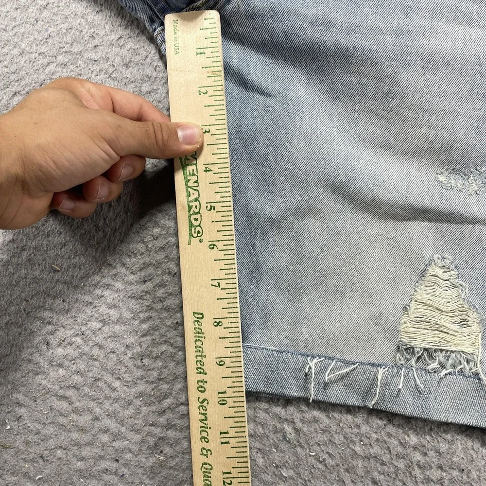 Levi's 511 Cutoff Shorts Mens 32 Blue Denim Bermuda 10